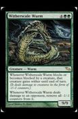 Magic the Gathering: Shadowmoor (Base Set) card 134 Witherscale Wurm