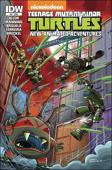 Teenage Mutant Ninja Turtles New Animated Adventures issue 22 Dario Brizuela Cover