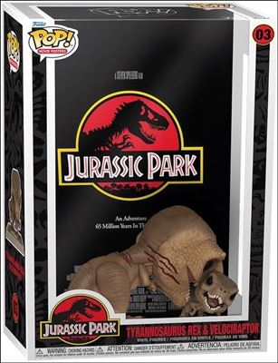 Pop! Movie Posters figure 3 Tyrannosaurus Rex & Velociraptor