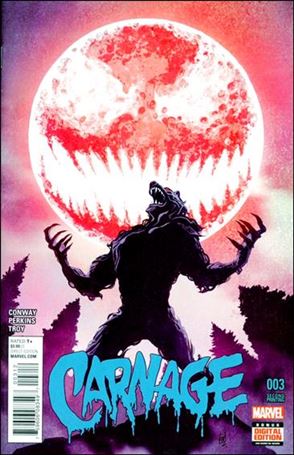 Carnage (2016) issue 3-D Mike Del Mundo Cover (2nd Printing)