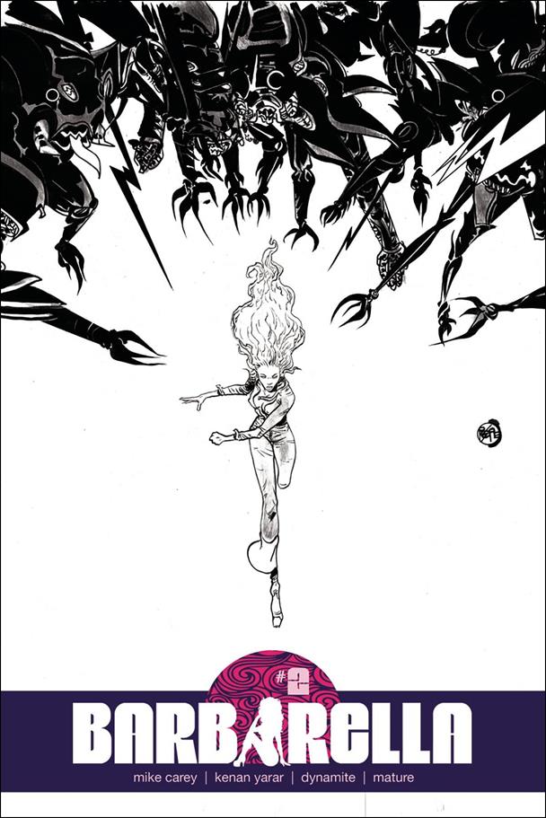 Barbarella (2017) issue 2-G Paul Pope 1:20 Black and White Cover