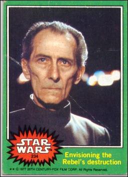 Star Wars: Series 4 (Base Set) card 234 Envisioning the Rebel's destruction
