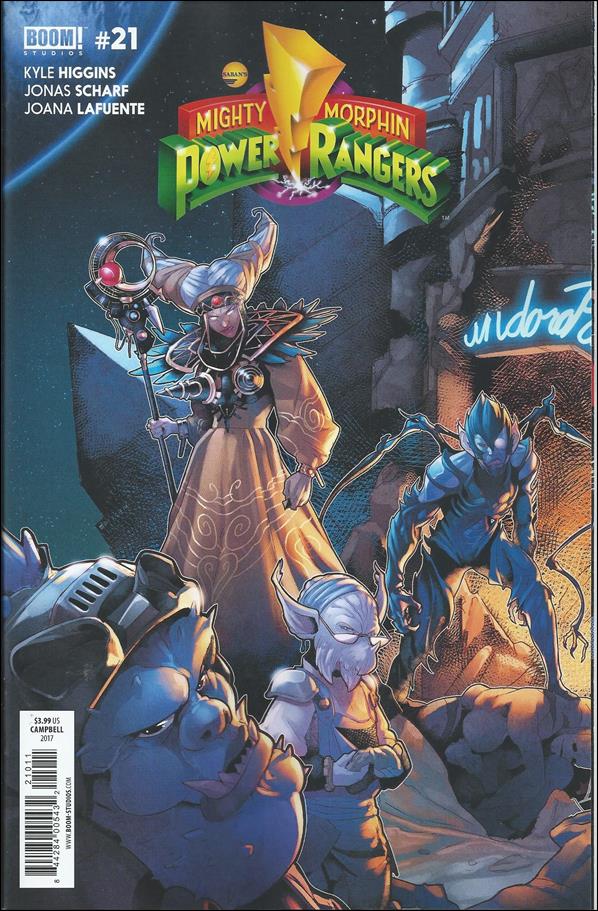 Mighty Morphin Power Rangers issue 21 Jamal Campbell Cover