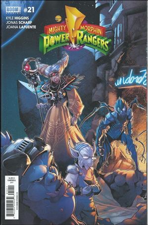 Mighty Morphin Power Rangers issue 21 Jamal Campbell Cover