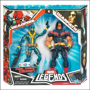 Marvel Legends Exclusives (2-Packs) figure 4-B Deadpool & Warpath (Toys R Us Exclusive)