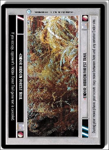 Star Wars: Endor Limited (Base Set) card 163 Endor: Hidden Forest Trail