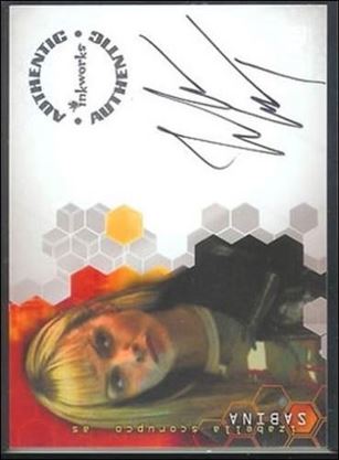Alias: Season Four (Autograph Subset) card A37 Izabella Scorupco as Sabina