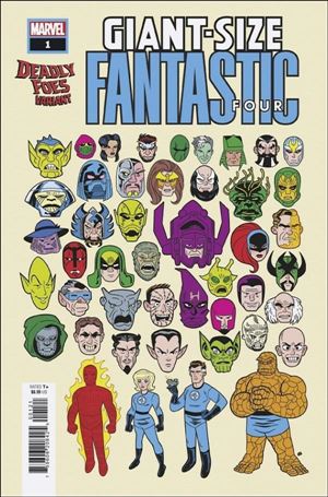 Giant-Size Fantastic Four (2024) issue 1-B Dave Bardin Deadly Foes Cover