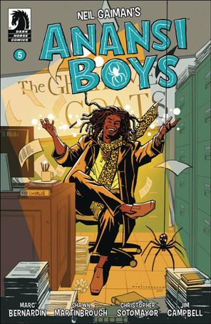 Anansi Boys  issue 5-B Shawn Martinbrough Cover