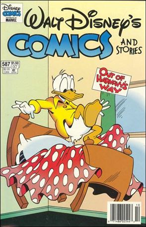 Walt Disney's Comics and Stories (1940) issue 587-B Marvel Cover