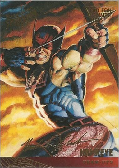 Fleer Ultra Spider-Man (Gold-Foil Signature Parallel Base Set) card 119