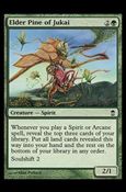 Magic the Gathering: Saviors of Kamigawa (Base Set) card 128 Elder Pine of Jukai