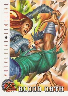 1996 Fleer X-Men Wal-Mart (Base Set) card 87 Blood Oath