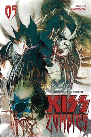 Kiss Zombies issue 5-B Stuart Sayger Cover