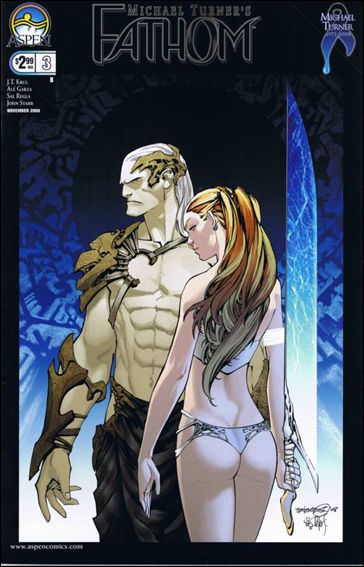 Michael Turner's Fathom (2008) issue 3-B Talent Caldwell Cover