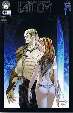 Michael Turner's Fathom (2008) issue 3-B Talent Caldwell Cover