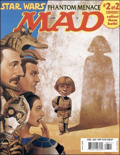 MAD (1955) issue 383-B Alfred with Vader Shadow Cover