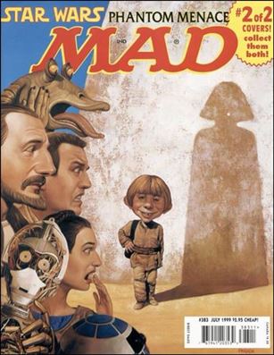 MAD (1955) issue 383-B Alfred with Vader Shadow Cover
