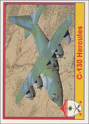 Operation Desert Shield (Base Set) card 91 C-130 Hecules