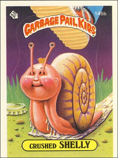 Garbage Pail Kids: Series 04 (Base Set) card 145b Crushed Shelly