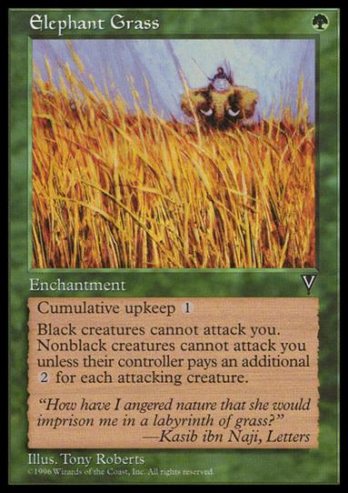 Magic the Gathering: Visions (Base Set) card 104 Elephant Grass