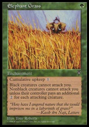 Magic the Gathering: Visions (Base Set) card 104 Elephant Grass
