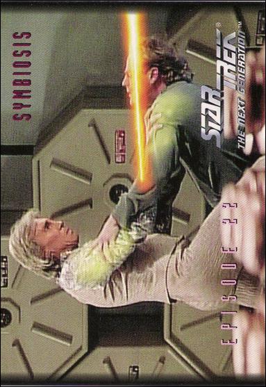 Star Trek: The Next Generation - The Episode Collection Season One (Base Set) card 74 Symbiosis, Episode 22B