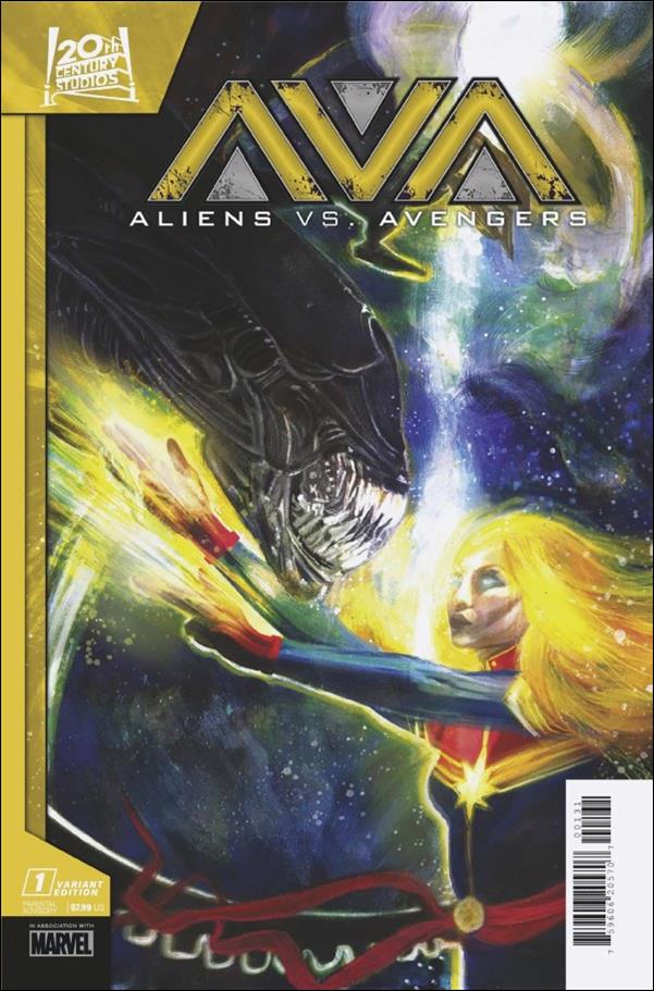 Aliens vs. Avengers issue 1-E Zu Orzu Cover