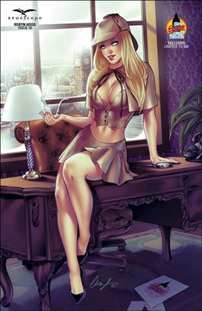 Grimm Fairy Tales Presents Robyn Hood (2014) issue 19-D E. Chatzoudis London Super Comic Con Cover 1/500