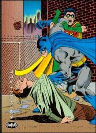 Batman: Saga of the Dark Knight (Base Set) card 86 Knightfall - Bad Blood