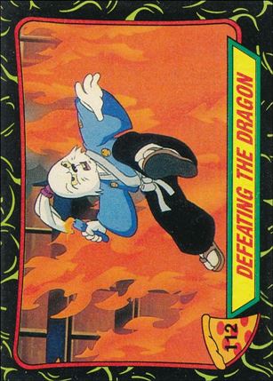 Teenage Mutant Ninja Turtles: Series 2 (Base Set) card 112 Defeating the Dragon