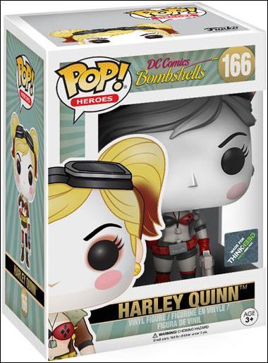 POP! Heroes figure 166-B Harley Quinn (Vintage) ThinkGeek