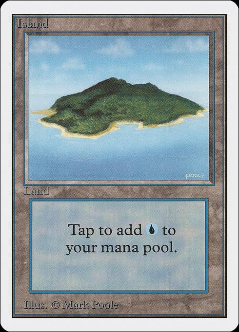 Magic the Gathering: Unlimited (Base Set) card 289 Island