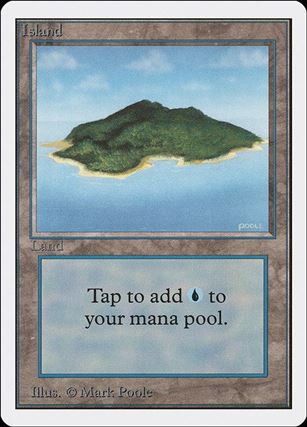 Magic the Gathering: Unlimited (Base Set) card 289 Island