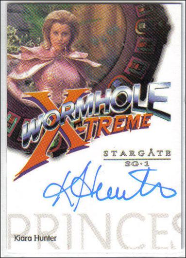 Stargate SG-1: Season 5 (Autograph Subset) card WXA5 Kiara Hunter as Alien Princess