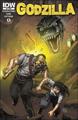 Godzilla (2012) issue 8 E.J. Su Cover