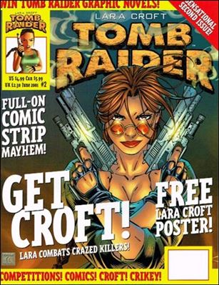 Tomb Raider: The Official Magazine issue 2-B Andy Park Cover
