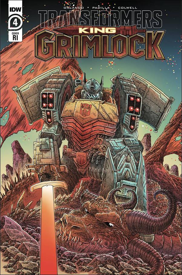 Transformers: King Grimlock issue 4-C James Stokoe 1:10 Cover