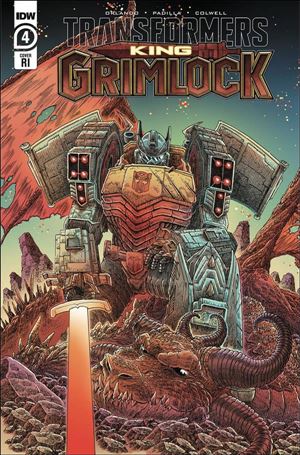 Transformers: King Grimlock issue 4-C James Stokoe 1:10 Cover