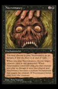 Magic the Gathering: Visions (Base Set) card 64 Necromancy