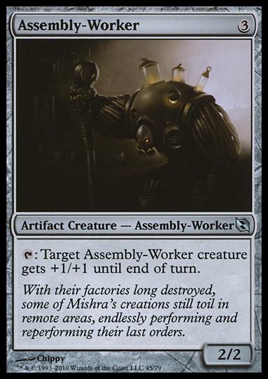 Magic the Gathering: Duel Decks: Elspeth vs. Tezzeret (Base Set) card 45 Assembly-Worker