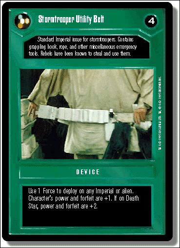 Star Wars: Premiere Limited (Base Set) card 45 Stormtrooper Utility Belt