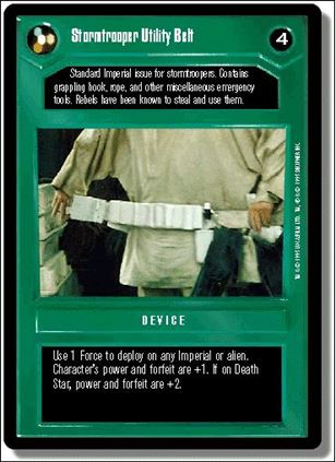 Star Wars: Premiere Limited (Base Set) card 45 Stormtrooper Utility Belt