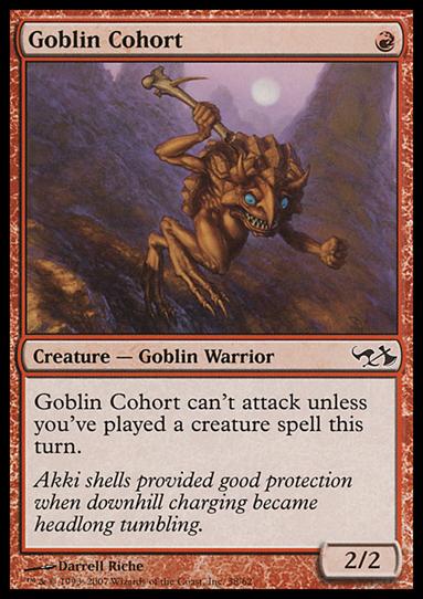 Magic the Gathering: Duel Decks: Elves vs. Goblins (Base Set) card 38 Goblin Cohort