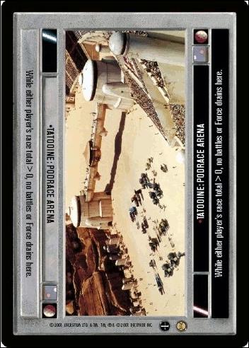 Star Wars: Tatooine Limited (Base Set) card 44 Tatooine: Podrace Arena