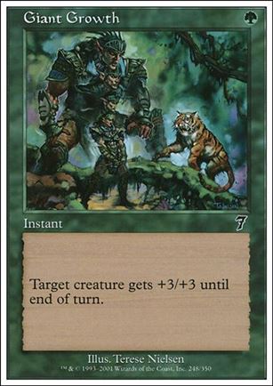 Magic the Gathering: 7th Edition (Base Set) card 248 Giant Growth