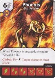 Marvel Dice Masters Avengers vs. X-Men  card 54 Phoenix: Ms. Psyche