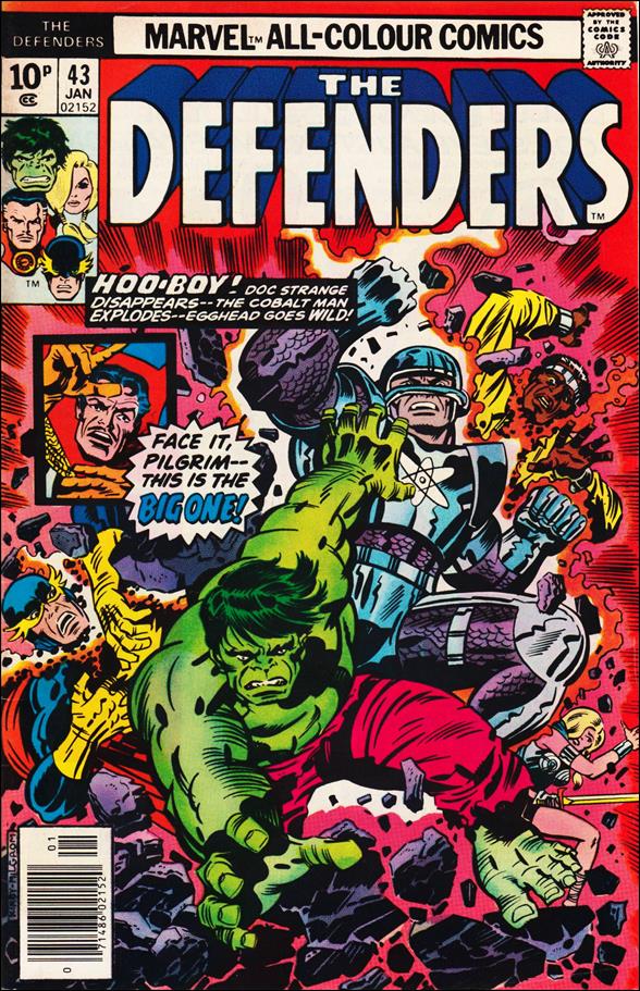 Defenders (1972) issue 43-B UK Price Cover