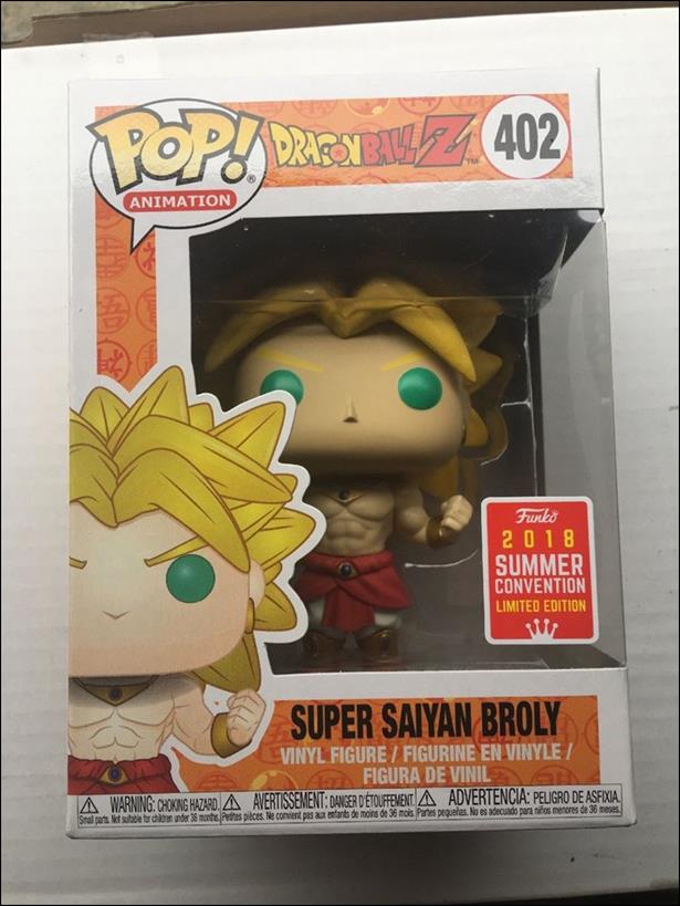 POP! Animation figure 402 Super Saiyan Broly