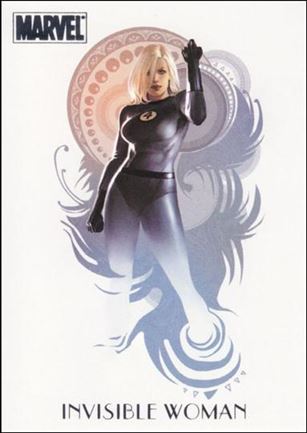 Marvel Dangerous Divas (Women of Marvel Subset) card W6 Invisible Woman